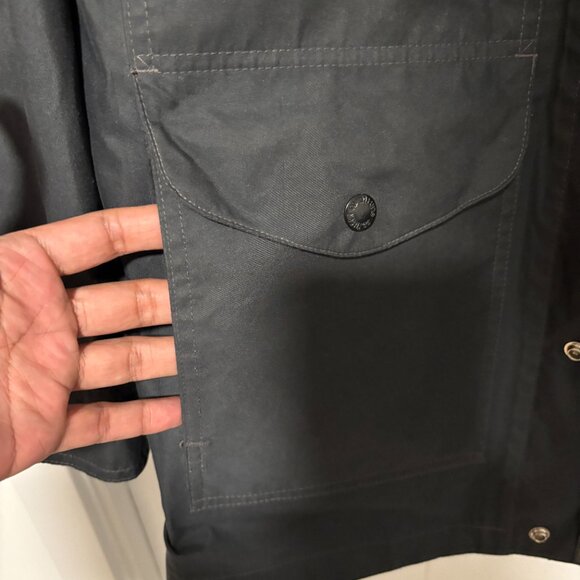 RARE USA Filson Charcoal Grey Waterproof Field /Hunting/ Cruiser Jacket -Medium - Picture 11 of 13
